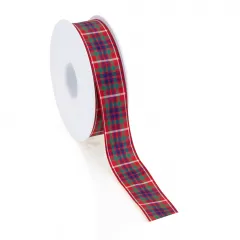 Fraser Tartan Ribbon(Red/Green/Navy/White)